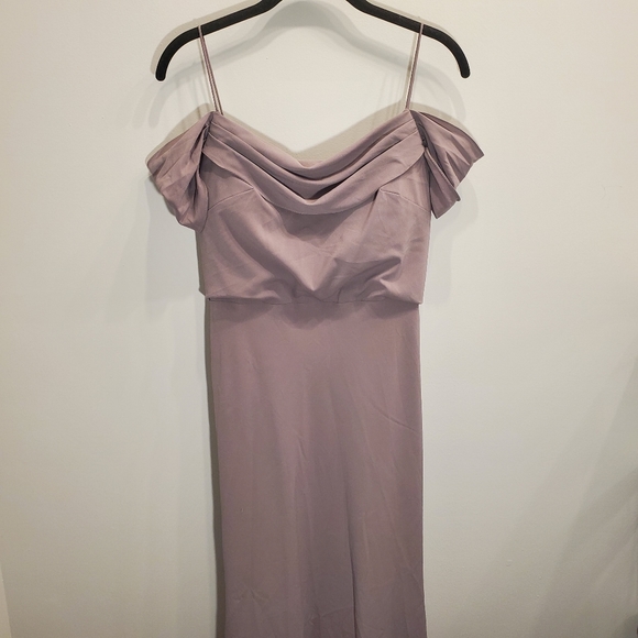 NEW Jenny Yoo Collection Sabine Bridesmaid Dress in Thistle Size 4 - Picture 3 of 10